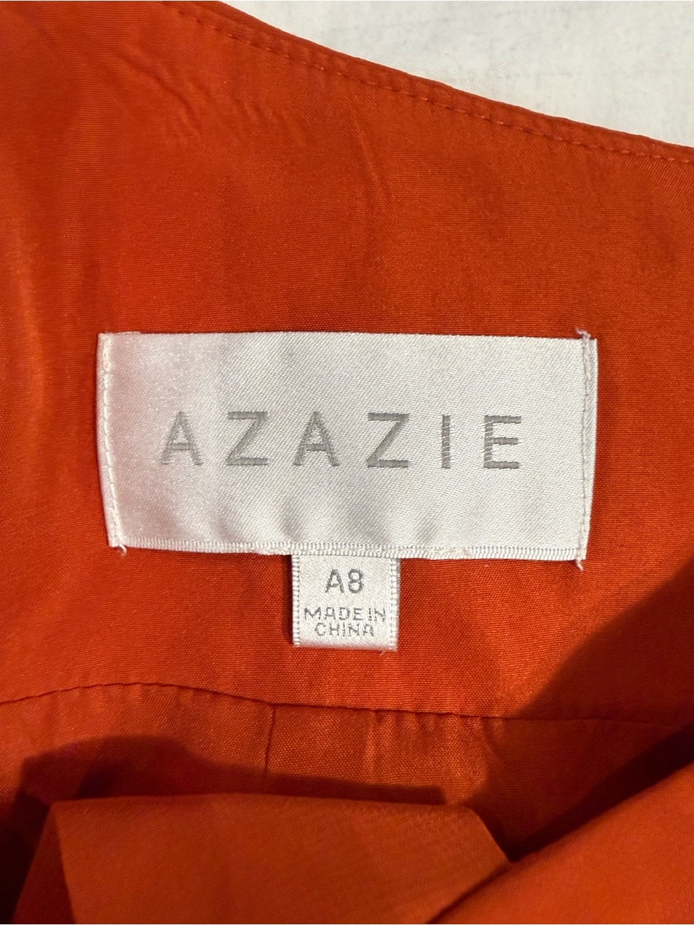 AZAZIE - Egypt Chiffon Bridesmaid Dress - Terracotta Rust - Size A8